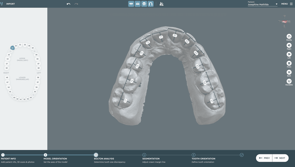 The first stage of work in Vision LAB