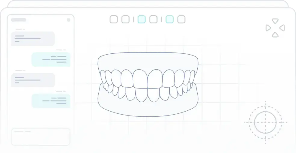 Improve Case Collaboration with Real-Time Messaging in SoftSmile Portal Dentists and patients collaborating via SoftSmile Portal messaging and case tracking tools
